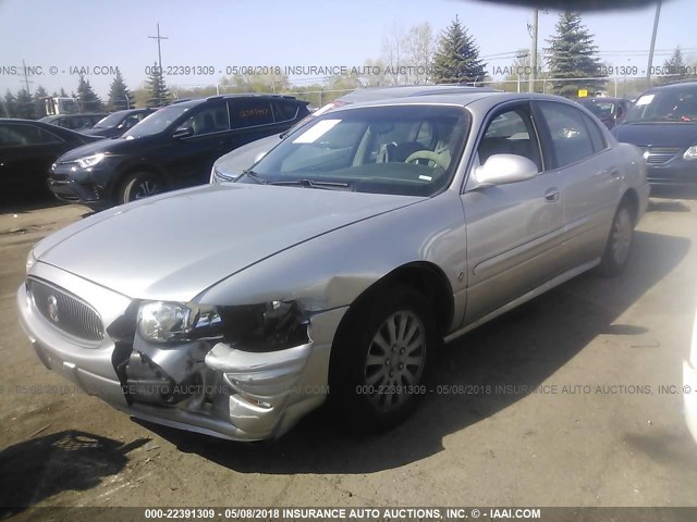 1G4HP52K15U224190 - 2005 BUICK LESABRE CUSTOM SILVER photo 2