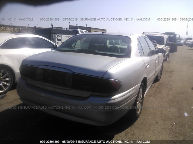 1G4HP52K15U224190 - 2005 BUICK LESABRE CUSTOM SILVER photo 4