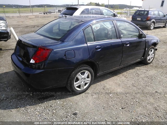 1G8AJ55F97Z173995 - 2007 SATURN ION LEVEL 2 Dəniz mavisi foto 4