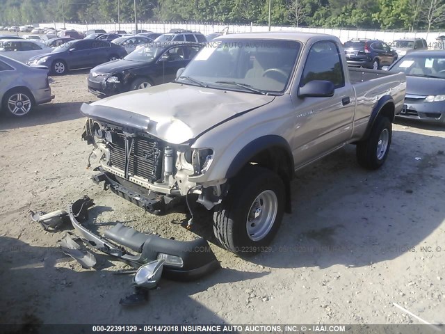 5TENM92N84Z328179 - 2004 TOYOTA TACOMA PRERUNNER TAN photo 2