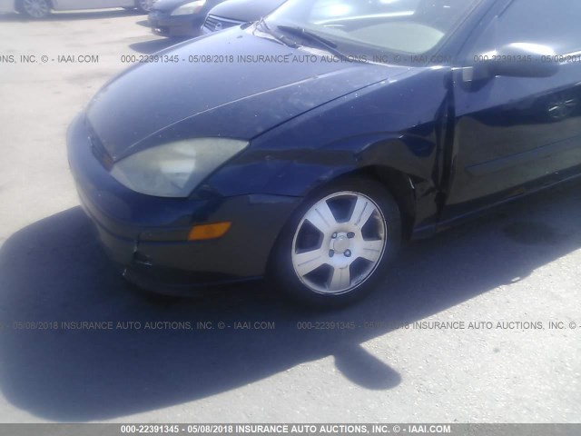 3FAFP31333R112253 - 2003 FORD FOCUS ZX3 Navy photo 6
