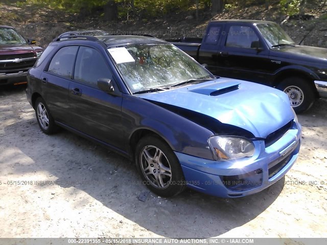 JF1GG67575H809055 - 2005 SUBARU IMPREZA RS BLUE photo 1