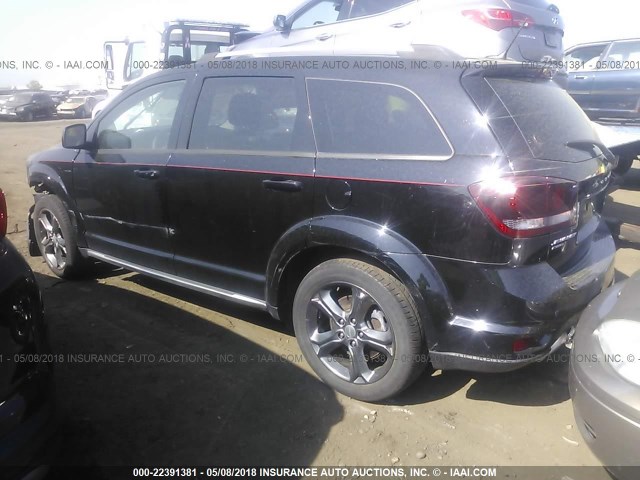 3C4PDDGG0ET279053 - 2014 DODGE JOURNEY CROSSROAD BLACK photo 3