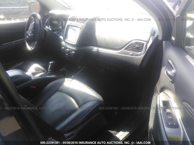 3C4PDDGG0ET279053 - 2014 DODGE JOURNEY CROSSROAD BLACK photo 5