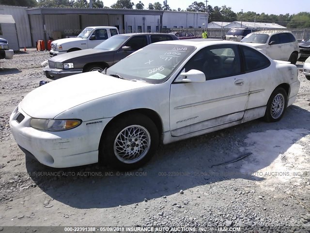 1G2WP12K5VF232645 - 1997 PONTIAC GRAND PRIX GT WHITE photo 2