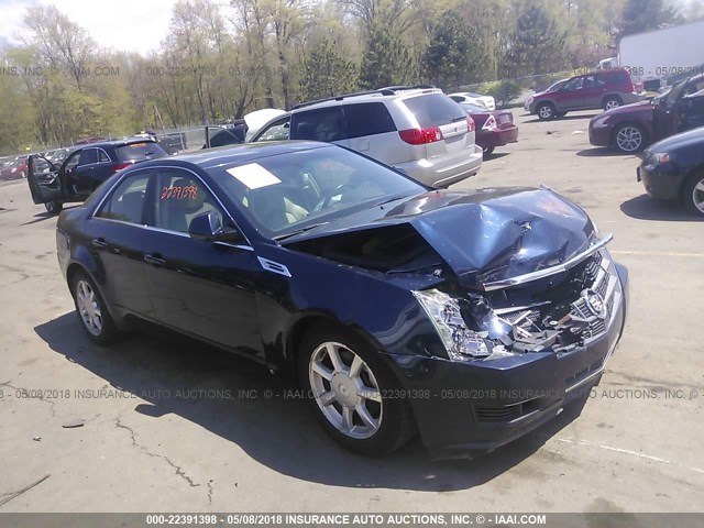 1G6DS57V280165959 - 2008 CADILLAC CTS HI FEATURE V6 BLUE photo 1