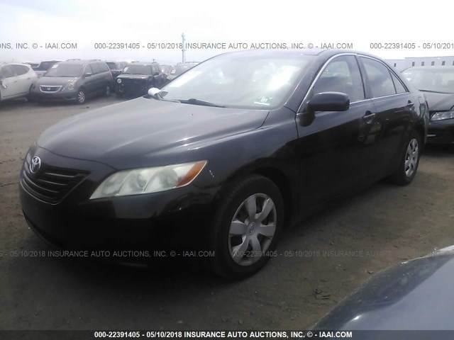 4T1BE46K97U192835 - 2007 TOYOTA CAMRY NEW GENERAT CE/LE/XLE/SE BLACK photo 2