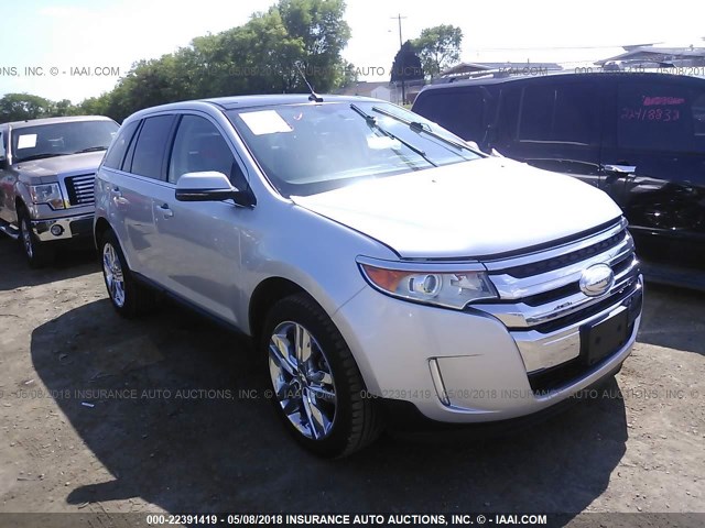 2FMDK4KCXCBA78102 - 2012 FORD EDGE LIMITED SILVER photo 1