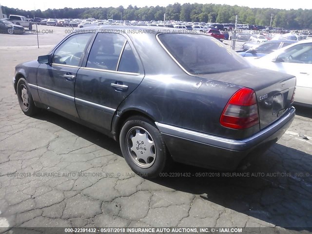 WDBHA28E9SF185496 - 1995 MERCEDES-BENZ C 280 BLACK photo 3