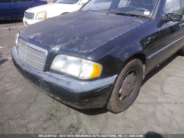 WDBHA28E9SF185496 - 1995 MERCEDES-BENZ C 280 BLACK photo 6