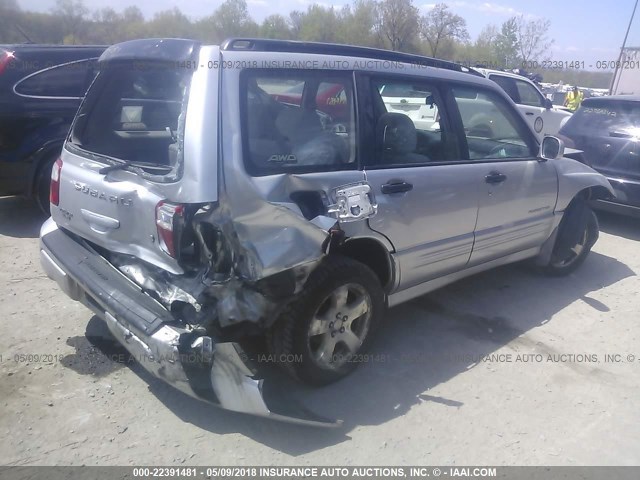 JF1SF65632G744425 - 2002 SUBARU FORESTER S Արծաթագույն լուսանկար 4