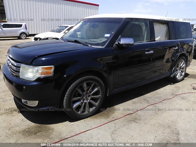 2FMDK53C79BA90317 - 2009 FORD FLEX LIMITED BLACK photo 2