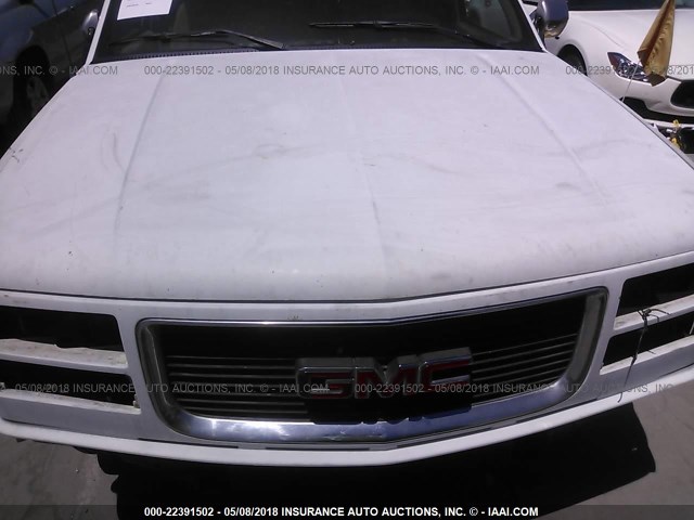 2GTEC19K1R1500290 - 1994 GMC SIERRA C1500 WHITE photo 10