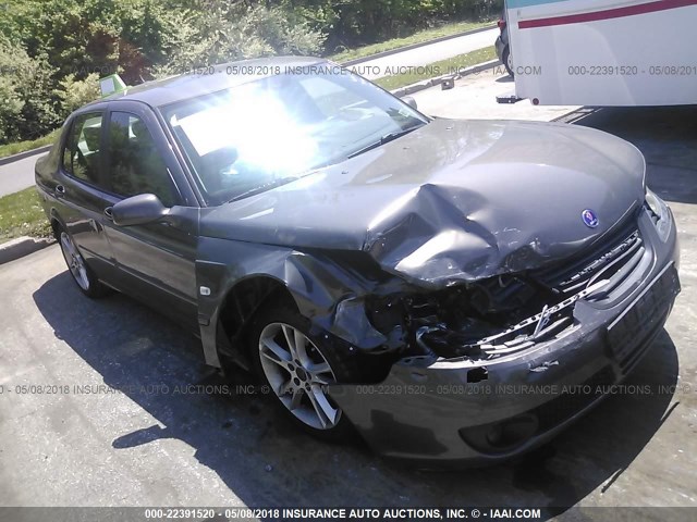 YS3ED49G073522064 - 2007 SAAB 9-5 2.3T GRAY photo 1