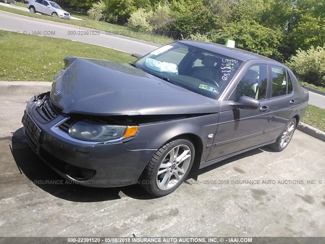 YS3ED49G073522064 - 2007 SAAB 9-5 2.3T GRAY photo 2