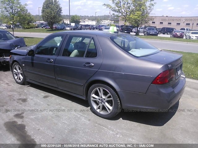 YS3ED49G073522064 - 2007 SAAB 9-5 2.3T GRAY photo 3