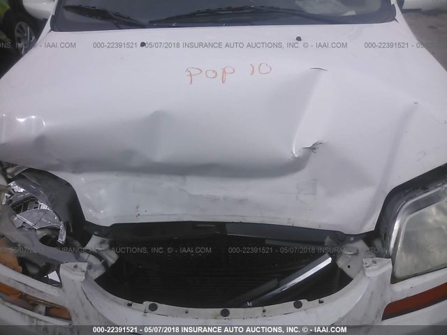 KL1TD666X7B791353 - 2007 CHEVROLET AVEO LS WHITE photo 10