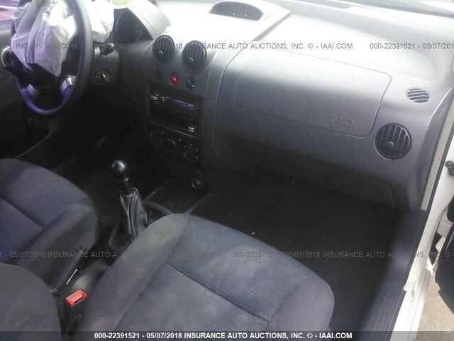 KL1TD666X7B791353 - 2007 CHEVROLET AVEO LS WHITE photo 5