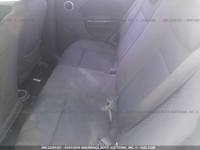 KL1TD666X7B791353 - 2007 CHEVROLET AVEO LS WHITE photo 8