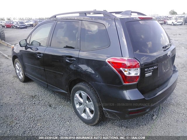 JF2SJADC5GH563106 - 2016 SUBARU FORESTER 2.5I PREMIUM GRAY photo 3