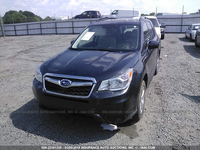 JF2SJADC5GH563106 - 2016 SUBARU FORESTER 2.5I PREMIUM GRAY photo 6