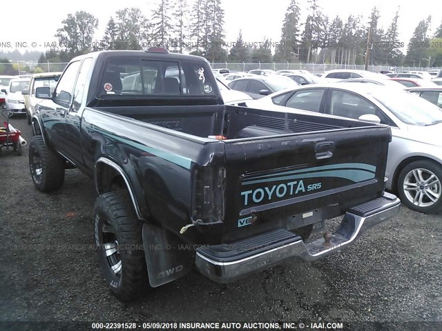 JT4VN13GXR5133077 - 1994 TOYOTA PICKUP 1/2 TON EXTRA LONG WHEELBASE SR5 BLACK photo 3