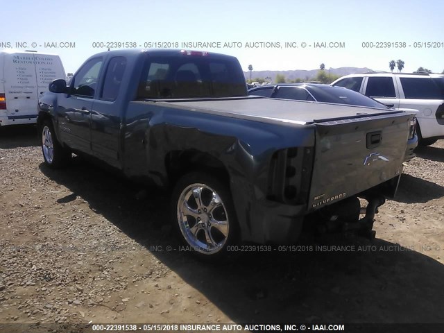 1GCSCREA0AZ141606 - 2010 CHEVROLET SILVERADO C1500  LS BLUE photo 3