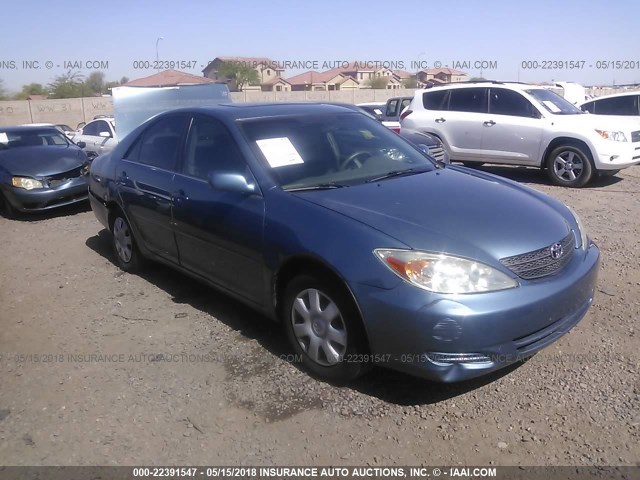 4T1BE32K92U600629 - 2002 TOYOTA CAMRY LE/XLE/SE ლურჯი ფოტო 1