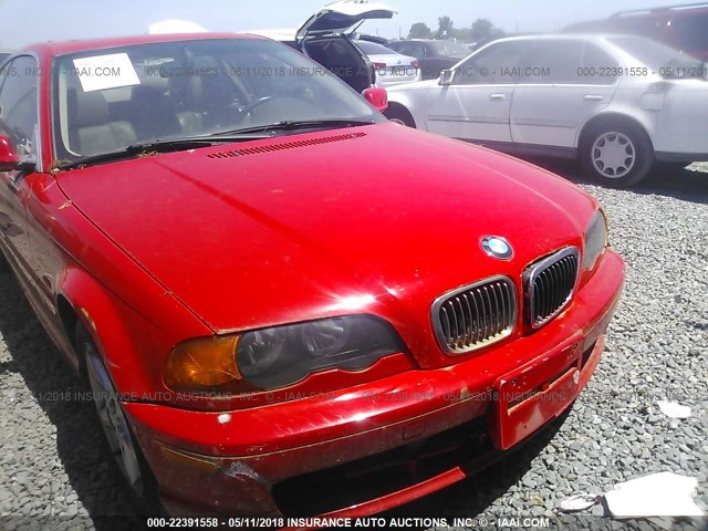 WBABN334X1JW48660 - 2001 BMW 325 CI RED photo 6