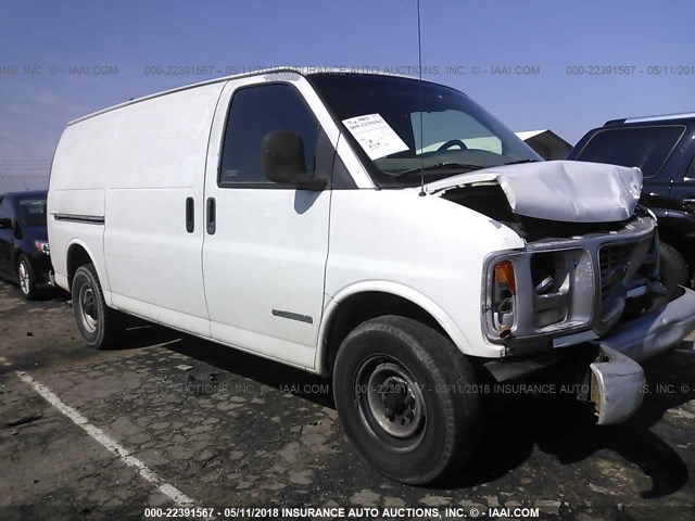 1GTHG35R311152423 - 2001 GMC SAVANA G3500 WHITE photo 1