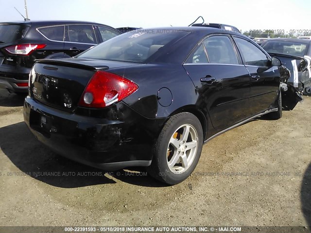 1G2ZG58N574120531 - 2007 PONTIAC G6 SE BLACK photo 4