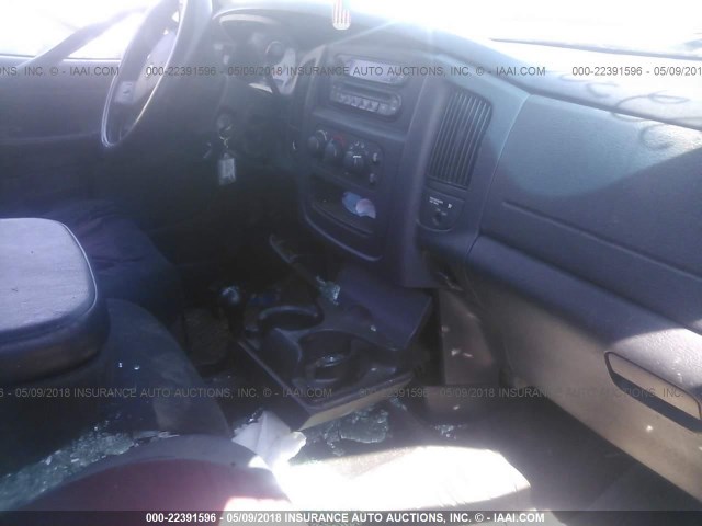 3D7KS26D15G826373 - 2005 DODGE RAM 2500 ST/SLT 银色 照片 5