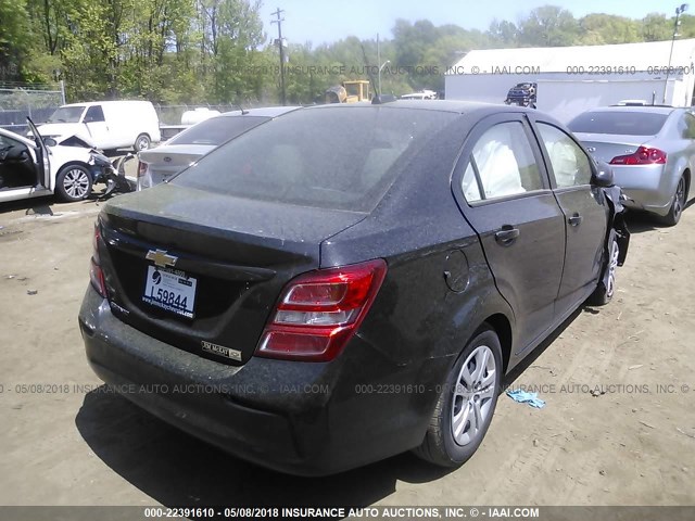1G1JB5SH2J4115345 - 2018 CHEVROLET SONIC LS 黑色 照片 6