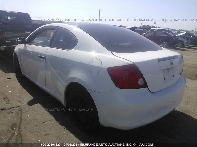 JTKDE177370215340 - 2007 TOYOTA SCION TC 白色 照片 3