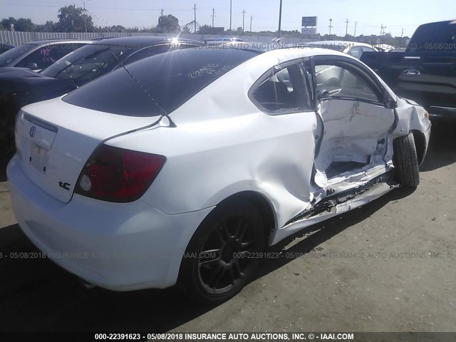 JTKDE177370215340 - 2007 TOYOTA SCION TC 白色 照片 4