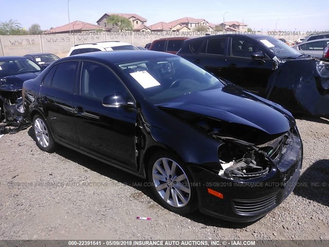 3VWRA7AJ6AM102824 - 2010 VOLKSWAGEN JETTA WOLFSBURG 黑色 照片 1