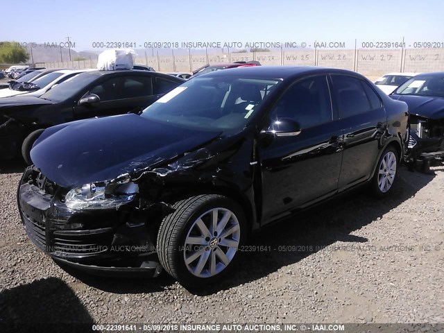 3VWRA7AJ6AM102824 - 2010 VOLKSWAGEN JETTA WOLFSBURG 黑色 照片 2