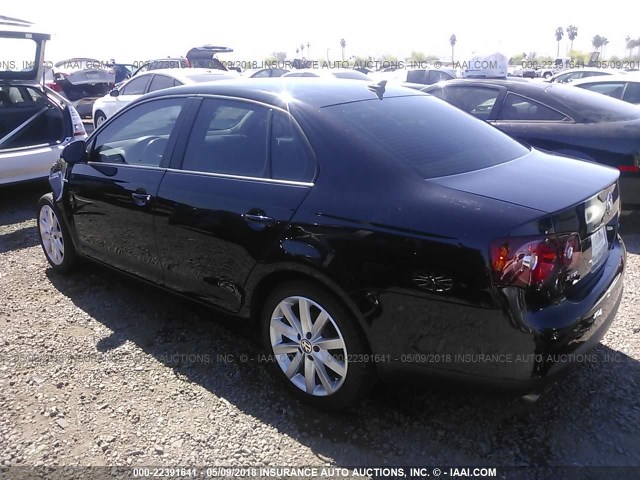 3VWRA7AJ6AM102824 - 2010 VOLKSWAGEN JETTA WOLFSBURG 黑色 照片 3