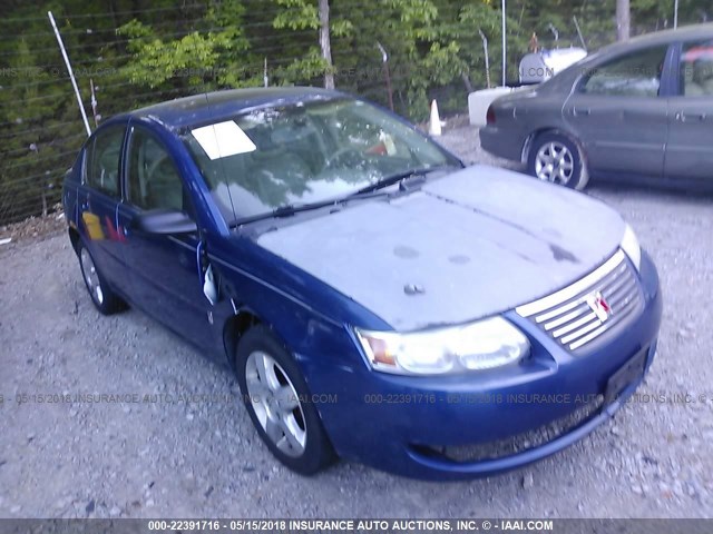 1G8AL55F86Z164620 - 2006 SATURN ION LEVEL 3 BLUE photo 1