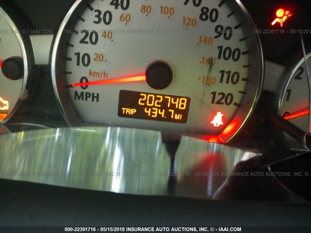 1G8AL55F86Z164620 - 2006 SATURN ION LEVEL 3 BLUE photo 7