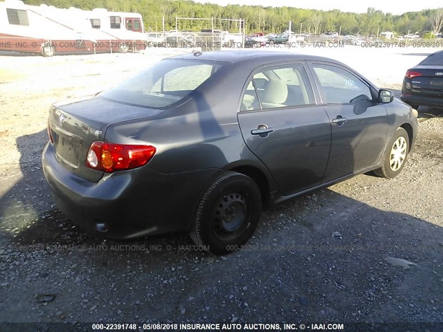 JTDBL40E99J023853 - 2009 TOYOTA COROLLA LE/XLE GRAY photo 4