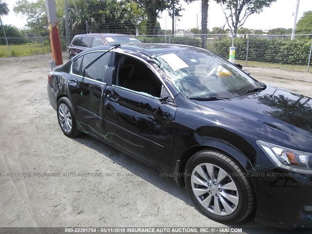 1HGCR2F85EA032151 - 2014 HONDA ACCORD EXL BLACK photo 6