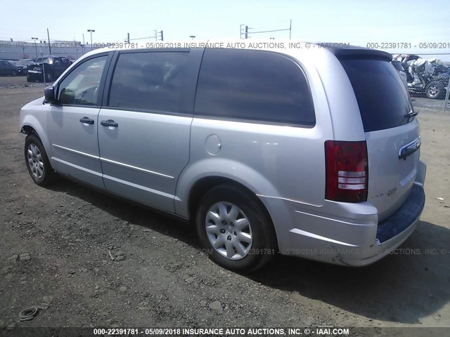 2A8HR44HX8R748443 - 2008 CHRYSLER TOWN & COUNTRY LX GRAY photo 3