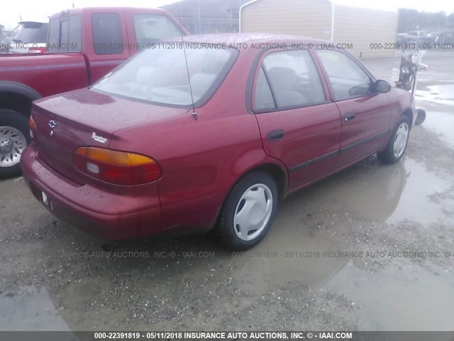 1Y1SK52821Z421326 - 2001 CHEVROLET GEO PRIZM LSI MAROON photo 4