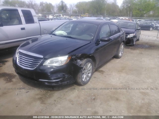 1C3BC1FB0BN500927 - 2011 CHRYSLER 200 TOURING BLACK photo 2