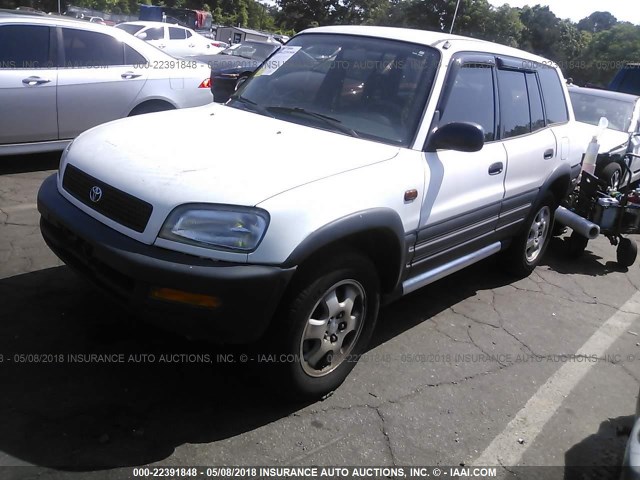 JT3GP10V4V0010487 - 1997 TOYOTA RAV4 WHITE photo 2