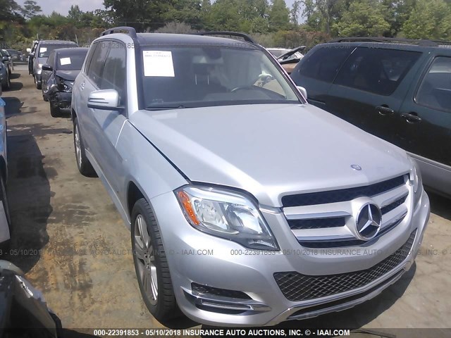 WDCGG0EB3EG258834 - 2014 MERCEDES-BENZ GLK 250 BLUETEC SILVER photo 1