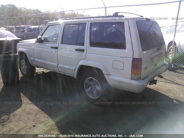 1J4FT68S5WL125457 - 1998 JEEP CHEROKEE SPORT/CLASSIC თეთრი ფოტო 3