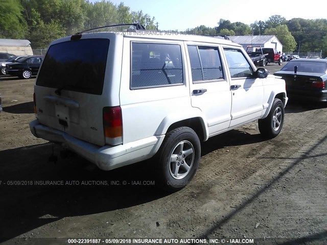 1J4FT68S5WL125457 - 1998 JEEP CHEROKEE SPORT/CLASSIC თეთრი ფოტო 4