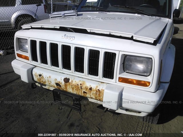 1J4FT68S5WL125457 - 1998 JEEP CHEROKEE SPORT/CLASSIC თეთრი ფოტო 6